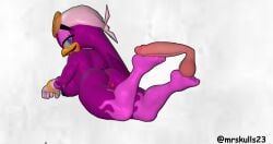 1girls anus anus_peek big_breasts female furry furry_female mrskulls23 pussy pussy_peek sonic_the_hedgehog_(series) wave_the_swallow