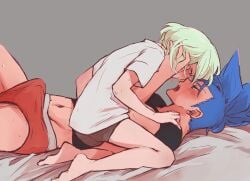 androgynous aus_vaka boner femboy galo_thymos lio_fotia promare size_difference twink yaoi