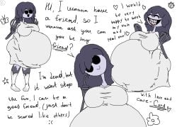 belly big_belly big_breasts breasts cora_(ghg121) creepy ghg121 monster monster_girl nightmare_waifu