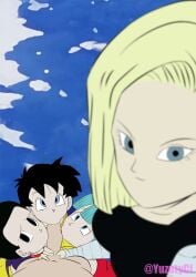1boy 1boy4girls 2d 2d_(artwork) 4girls 4girls1boy android_18 big_breasts big_penis black_hair black_hair_female blonde_female blonde_hair blonde_hair blonde_hair_female blowjob blowjob_face blue_hair blue_hair_female breasts bulma_briefs bulma_briefs chichi clothed clothed_female clothed_female_nude_male clothed_sex clothing completely_nude completely_nude_female dragon_ball dragon_ball_z fully_clothed fully_clothed_female handjob huge_cock huge_cock licking_penis looking_at_partner looking_at_viewer looking_up multiple_girls nude nude_male oral oral_penetration oral_sex penis pov pov_eye_contact pov_male short_hair sucking_penis videl yuzutycl