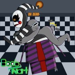 1boy 1girl1boy 1girls ass backround balls big_ass big_balls big_breasts big_butt big_female big_thighs black_body black_eyes boobnart boobs_out breast_grab breast_grab_from_behind breast_squeeze breasts breasts_out button_nipples checkered checkered_background checkered_floor collarbone eyelashes falling falling_over five_nights_at_freddy's fnaf freddy_fazbear's_pizzeria_simulator funny_face glowing_eyes gray_body grey_body groping groping_breasts groping_from_behind hug huge_ass huge_boobs huge_breasts huge_butt hugging hugging_breasts implied_penetration looking_at_viewer marionette_(fnaf) mask music_box naked nervous onomatopoeia penetration pizzeria plap puppet_(fnaf) red_cheeks red_lipstick scared security_puppet_(fnaf) self_upload short_male size_difference small_male speech_bubble standing surprised surprised_expression sweat sweating tall_female tear_markings tear_streaks text text_bubble thick_thighs thighs tit_grab tit_squeeze tits_out tongue white_areola white_areolae white_body white_nipples yellow_eyes
