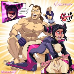 1boy 1girls 2021 anal anal_penetration anal_sex anus asian asian_female asian_male ass barefoot big_breasts big_penis black_hair bodysuit breasts brown_hair capcom chickpea colored dan_hibiki defeated dialogue doggy_style elbow_pads emoji english_text exposed_breasts eyepatch feet female fucked_silly gloves humiliation instant_loss instant_loss_2koma japanese_male japanese_male_korean_female juri_han korean_female lube male mma_gloves muscles nipples penis plap ponytail purple_bodysuit purple_gloves pussy simple_background speech_bubble straight street_fighter street_fighter_v surprise_buttsex surprised taunt text toes torn_clothes twintails uncensored yellow_background