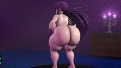 1girls 3d 3d_animation animated ass barefoot big_breasts breasts completely_nude completely_nude_female doki_doki_literature_club female female_only full_body huge_ass ironhawk long_hair naked naked_female no nude nude_female purple_hair solo solo_female tagme twerking video yuri_(doki_doki_literature_club)