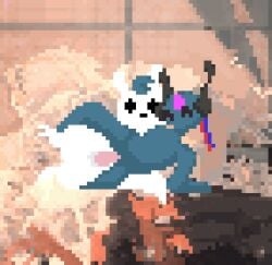 animated antennae_(anatomy) anthro digital_media_(artwork) duo female feral from_behind_position happy humanoid humanoid_on_feral iloveslutyshortstax iterator_(rain_world) looks_to_the_moon_(rain_world) lying male male/female paws penetration pixel_(artwork) pixel_animation pussy rain_world scritches sex slugcat survivor_(rain_world) swishing_tail tail vaginal_penetration videocult wire wire_hair zoophilia