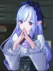 bangboo_(zenless_zone_zero) begging large_breasts meme open_mouth stepped_on tagme video vivian_(zenless_zone_zero) zenless_zone_zero