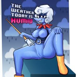 deltarune elemental_creature elemental_humanoid elnina_(deltarune) female hi_res humanoid leewonteey solo undertale_(series) weather