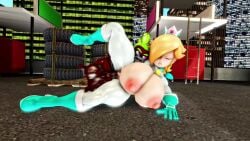 animated big_breasts big_penis crossover dark-skinned_male green_hair inkling mario_(series) mario_kart nintendo penis princess_rosalina sfm sound splatoon tagme the_big_dicked_lime_inkling vadamarts video