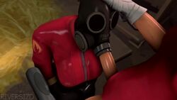 1boy 1girls 3d animated deepthroat fellatio fempyro gas_mask hand_on_another's_head hand_on_head latex moaning moaning_in_pleasure oral oral_sex penis pyro pyro_(team_fortress_2) red_clothing riversizd round_mouth scout scout_(team_fortress_2) sound source_filmmaker straight team_fortress_2 thrusting valve video where_is_your_god_now zipper zombod