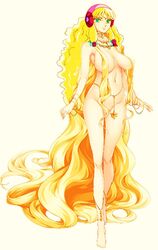 1girls big_breasts blonde_hair breasts busty female freya_(saint_seiya) god_warriors human light-skinned_female light_skin long_hair nipples nude pussy saint_seiya shounen_jump showing_breasts showing_pussy showing_vagina solo standing thick_thighs wide_hips