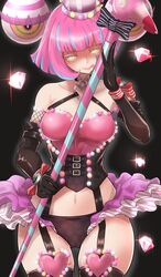 1girls alice_hiiragi atlus bondage breasts candy_girl candy_goth goth goth_girl gothic_lolita kurosususu lolita_fashion pastel pastel_girl pastel_goth persona persona_5 persona_5_scramble:_the_phantom_strikers pink_hair shadow_alice_(p5s) shadow_self_(persona) thick_thighs yellow_eyes