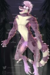 1boy 2021 5_fingers angel_of_the_code animal_penis animatronic background_sky crocodile crocodilian five_nights_at_freddy's five_nights_at_freddy's:_security_breach flaccid floating fur gay green_body green_fur hologram long_penis long_tail male male_only mohawk_(hairstyle) montgomery_gator montgomery_gator_(fnaf) muscles muscular muscular_male nipples nude open_mouth penis sharp_teeth solo solo_male star_glasses tail tongue wood