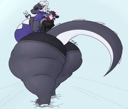 2018 absurd_res anthro ass bbw big_breasts breasts clothing digital_media_(artwork) dragon dragoness ear_piercing fat fat_ass fat_butt feline female giant_ass gigantic_ass gigantic_butt hi_res horn huge_ass huge_breasts huge_butt hyper_ass hyper_breasts hyper_butt hyper_thighs large_ass large_butt larger_female long_tail macro massive_ass massive_butt maxine-dragon-787 maxine_dragon milf overweight overweight_female purple_eyes shorts size_difference ssbbw thick_thighs thighs thunder_thighs voluptuous walking