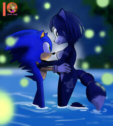 absurd_res anthro arthropod beetle canid canine crossover cute_expression duo elateroid eulipotyphlan female firefly fox furry_tail hedgehog hi_res insects krystal lake male male/female mammal moon_pearl nintendo nude pussy romantic_ambiance skinny_dipping sonic_(series) sonic_the_hedgehog sonic_the_hedgehog_(series) star_fox succubi_samus video_games