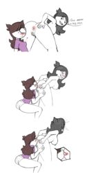 2girls anilingus anus ass_focus ass_grab bending_over big_breasts black_hair blush brown_hair clothing davecartoons female_rimming_female hairy_pussy incest jaiden jaiden_animations jaidens_mom long_hair milf mother_and_daughter multiple_girls nipples nude rimming tongue tongue_in_anus tongue_out x-ray youtube youtuber yuri