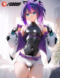 ai_generated boy cute femboy godof patreon projektmelody small_breasts small_penis