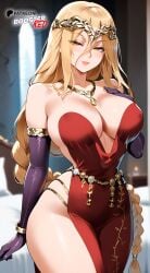 1girls ai_generated big_breasts blonde_hair boosterred99 bracalets braid breasts cosplay cracked_skin elbow_gloves elden_ring female female_only gloves halloween huge_breasts jessica_rabbit jessica_rabbit_(cosplay) jewelry large_breasts lipstick long_hair narrow_waist pony_diffusion_xl purple_elbow_gloves purple_gloves queen_marika_the_eternal red_dress tiara very_long_hair who_framed_roger_rabbit wide_hips yellow_eyes