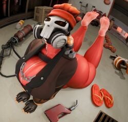 1girls 2020s 2024 3d 3d_(artwork) ass belt big_ass big_breasts big_thighs bodysuit bottom_heavy breasts cand3d clothing dat_ass eyelashes feet feet_up female female_focus female_only fempyro fully_clothed gas_canister gas_mask giant_ass gloves hi_res highres hips huge_ass huge_thighs hyper hyper_ass large_ass large_breasts large_thighs latex latex_gloves latex_suit light-skinned_female light_skin long_legs looking_at_viewer mask masked pyro red_clothing red_latex round_ass rule_63 simple_background skull skull_mask slim_waist solo solo_female solo_focus stretching team_fortress_2 thick_thighs thighs toes valve wide_hips