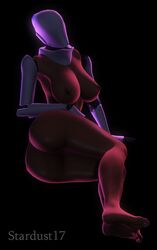 1girls 3d areolae arms ass barefoot big_breasts big_butt breasts butt cyborg dark-skinned_female dark_skin feet female female_only haydee haydee_(game) large_breasts nipples nude soles solo stardust17 toes watermark wide_hips