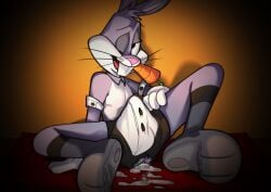 2024 absurd_res after_anal after_sex anthro anus ass barefoot bodily_fluids bugs_bunny carrot clothed clothing cum cum_in_ass cum_inside feet food fur genital_fluids grey_body grey_fur hairlessboyblunder hi_res lagomorph leporid looking_at_viewer looney_tunes male mammal multicolored_body multicolored_fur nipples one_eye_closed plant rabbit smile smiling_at_viewer soles solo topless topless_anthro topless_male torn_clothing two_tone_body two_tone_fur vegetable warner_brothers white_body white_fur wink winking_at_viewer