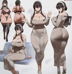 1girls absurd_res absurdres ai_assisted alternate_costume ass assassin belly belly_button big_ass big_breasts big_butt black_hair busty child_bearing_hips cleavage clothed curvaceous curves curvy curvy_female curvy_figure dark_hair fat_ass female female_human female_only gold_hairband hairbow high_heels hips hourglass_figure huge_ass huge_breasts huge_butt human large_ass large_breasts large_butt light-skinned_female light_skin lingerie mature_female milf older_female pale-skinned_female partially_clothed red_eyes shexyo shounen_jump slim_waist spy_x_family thick thick_ass thick_thighs thigh_highs thighhighs thighs thorn_princess tummy underwear wholesome wide_hips yor_briar yor_forger