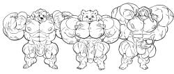 3boys abs bear biceps big_muscles claws could_be_bigger disney hat huge_muscles hyper_muscles kit_cloudkicker large_muscles little_bear little_bear(character) male muscles muscular muscular_anthro muscular_arms muscular_legs muscular_male muscular_thighs needs_more_mass nickelodeon non-human non-human_only not_big_enough pecs penis stagor55 testicles toony