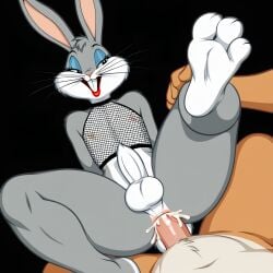 2boys ai_generated anal anal_sex anal_sex anthro barefoot bugs_bunny cum cum_in_ass cum_inside deep_penetration feet femboy foot_fetish foot_focus furry gay gay_anal gay_sex legs_up looney_tunes missionary_position yaoi