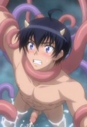 ai_art ai_generated gay gay_sex tentacle tentacle_and_witches tentacle_on_male tentacle_rape tentacle_sex