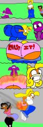 big_butt black_girl burning_butt coco_bandicoot pink_panties