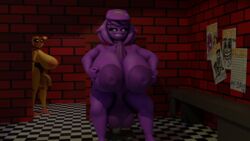 2futas 3d 3d_(artwork) areolae autopaizuri balls being_watched big_breasts big_penis blender blender_(software) breasts five_nights_at_freddy's futa_only futanari huge_breasts humanoid humanoid_penis hyper hyper_balls hyper_breasts hyper_penis masturbation nude paizuri penis purple_skin solo_focus sultryscribz thick_thighs toy_chica_(fnaf) wendy_afton yellow_skin