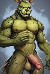 1anthro 1boy 1male 1man abs ai_generated ai_hands balls ballsack bara bara_tiddies bara_tits biceps big_balls big_biceps big_cock big_dick big_penis big_testicles boner cock cum_drip deltoids dick erect_penis erection gay green_body huge_balls huge_testicles male male_focus male_nipples male_only man man_boobs man_breasts man_tits manly nipples nuts nutsack penis scrotum tagme testicles trapezius