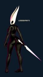 1girls 3d 3d_(artwork) anthro arthropod ass big_ass big_breasts black_body black_eyes black_skin breasts completely_nude completely_nude_female female female_only female_protagonist full_body hollow_knight hornet_(hollow_knight) insects legoguy9875 looking_at_viewer looking_back naked naked_female nipple nude nude_female solo solo_female video_games