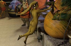 3d ass bubble_butt chain_leash dancer dazinbane gamorrean green_skin headdress hutt imminent_rape jabba_the_hutt large_breasts lucasfilm max_rebo oola sandals slave slave_collar slavegirl sling_bikini star_wars sy_snootles tongue_out twi'lek voluptuous