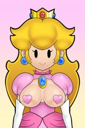 paper peach from mario (series) by sleepiitreat