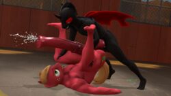 16:9 3d_(artwork) anal anal_sex animal_genitalia animal_penis anthro arthropod ball_size_difference balls big_balls big_macintosh_(mlp) big_penis black_body bodily_fluids changeling cum cum_while_penetrated cutie_mark digital_media_(artwork) duo earth_pony equid equine equine_penis erection friendship_is_magic fuckboy gay genital_fluids genitals green_eyes hair hasbro hi_res horn horse huge_balls huge_cock hyper hyper_genitalia hyper_penis insect_wings larger_male male male/male male_penetrated male_penetrating male_penetrating_male mammal my_little_pony narrowed_eyes nipples nude penetration penis penis_size_difference plantigrade pony ray_cyber_tech_(artist) red_body red_sclera sex size_difference small_dom_big_sub smaller_male source_filmmaker tongue widescreen wings