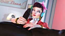 cruiser d.va from overwatch by steps3d
