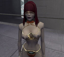 1girls 3d breasts female female_only garry's_mod human human_female human_only knights_of_the_old_republic knights_of_the_old_republic_2 miraluka nipples solo star_wars visas_marr