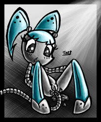 1girls 2d female female_only gynoid humanoid innocenttazlet jenny_wakeman my_life_as_a_teenage_robot robot robot_girl robot_humanoid smooth_skin solo tagme teenager tentacles xj-9