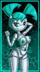 1girls 2d alternate_breast_size breasts female female_only gynoid humanoid innocenttazlet jenny_wakeman my_life_as_a_teenage_robot nipples robot robot_girl robot_humanoid smooth_skin solo standing tagme teenager toony xj-9