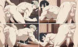 _face ahegao ahegao_face ai_generated anal anal_sex bara big_penis big_tiddies blush cum cum_inside enjoying enjoying_sex excited family focus gay gay_sex horny horny_face lewd_face loid_forger looking_at_viewer male male_ male_only moaning motion_lines muscular muscular_male open_mouth penis smirk spy tiddies x yaoi yuri_briar