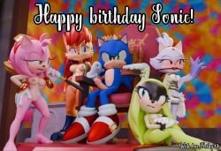 1boy 2026 3d 3d_(artwork) 4girls amy_rose birthday blaze_the_cat blender blue_body blue_fur blush bondage catgirl cock crown furry furry_female furry_male furry_only green_eyes green_fur hedgehog hedgehog_boy hedgehog_girl korby32_(artits) nude nude_anthro nude_male pink_hair sally_acorn sonic_(series) sonic_the_hedgehog sonic_the_hedgehog_(archie) sonic_the_hedgehog_(comics) sonic_the_hedgehog_(idw) sonic_the_hedgehog_(series) surge_the_tenrec