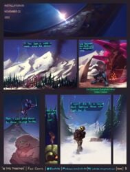 comic female halo_(series) human justrube male patty_(rube) rube sangheili