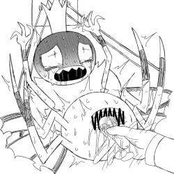 bondage gay holding_prolapse hoppers human_on_insect insect omnivore_(artist) pixar prolapse prolapsed_anus rape restrained size_difference tagme tied_up titus_(hoppers)