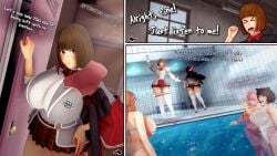 3d ass aura aura_farming bbw big_ass big_breasts brunette comic comic_page comic_panel curvaceous curvaceous_female curvaceous_hips curvy_figure devious devious_grin devious_smile forbidden_pants huge_ass hyper_ass koikatsu mika_yamada minami_suo_nami nisui_hyota original original_character planning plotting plotting_something plump plump_ass pool red_eyes school school_uniform schoolgirl solas_(artist) spidey-dude stretched_clothing swimming_pool text thick thick_ass thick_thighs voluptuous voluptuous_body voluptuous_female
