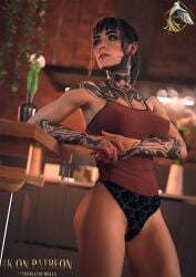 1girls 3d big_ass big_breasts big_thighs breasts call_of_duty call_of_duty_black_ops_7 curvaceous curvy curvy_figure emma_kagan female hips huge_ass idylla kiernan_shipka large_ass large_breasts light-skinned_female light_skin mature mature_female slim_waist thick thick_hips thick_legs thick_thighs thighs treyarch voluptuous waist wide_hips