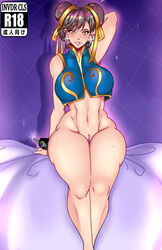 busty capcom chun-li female female_focus hourglass_figure invdrcls street_fighter tagme wide_hips