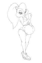 anthro anthro_female berri blonde_hair blonde_hair_female blue_eyes blue_eyes_female busty busty_female conker's_bad_fur_day enjoying_pregnancy grey_fur microsoft pregnant pregnant_anthro pregnant_belly pregnant_female rareware squirrel uncolored uncolored_sketch