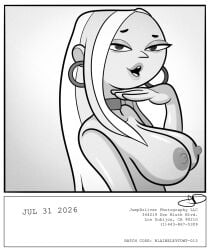 2026 2d areolae big_breasts blaineley_(tdi) breasts busty cartoon_network choker earrings erect_nipples female female_focus female_only hoop_earrings jumpdriiver light-skinned_female light_skin long_hair loose_hair nipples nude nude_female nudity polaroid tagme teletoon total_drama_(series) total_drama_island