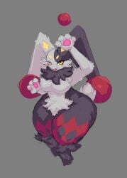 1girls anthro anthro_female ball bunny_ears dupin_(pal) female furry furry_female huge_thighs littleteze massive_thighs mouth_open one_eye_closed pal_(species) palworld tagme thick_thighs thighs yellow_eyes