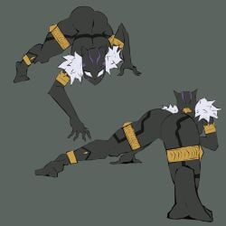 1girls ass big_ass big_breasts big_butt black_panther_(marvel) black_panther_(shuri) butt cape clothed clothing color female female_focus female_only full_body fully_clothed hi_res large_breasts marvel marvel_tokon:_fighting_souls shuri_(marvel) solo solo_female standing suit superheroine thick_thighs