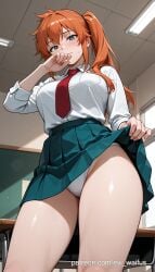 ai_generated anime itsuka_kendou my_hero_academia school_uniform schoolgirl teenage_female teenage_girl teenager underwear waifu waifu_diffusion white_panties